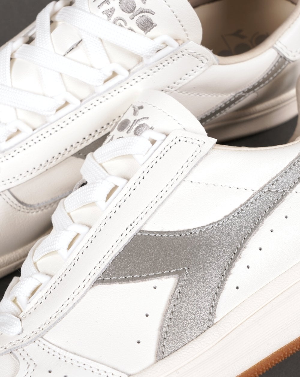 Diadora B Elite 84 Italia Sneaker Weiß / Silber