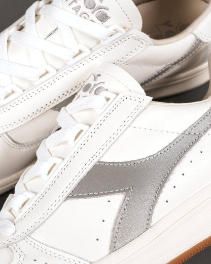Diadora B Elite 84 Italia Sneaker Weiß / Silber