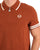 Sergio Tacchini Iceberg 1/4 Zip Polo Mocha