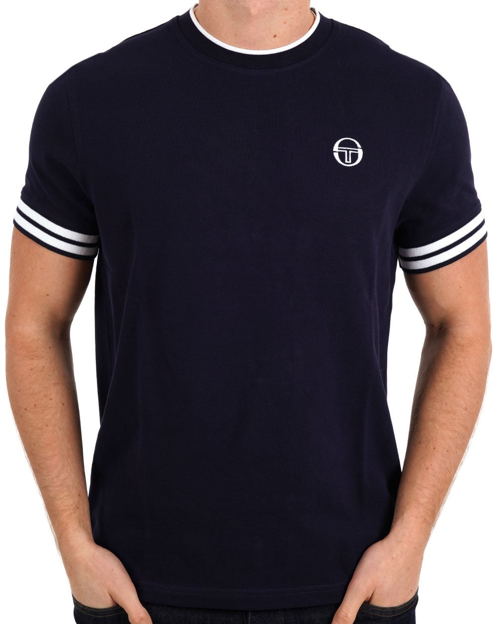 Sergio Tacchini Iceberg Pique T-Shirt Marineblau