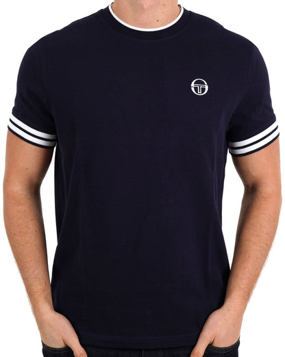 Sergio Tacchini Iceberg Pique T-Shirt Marineblau
