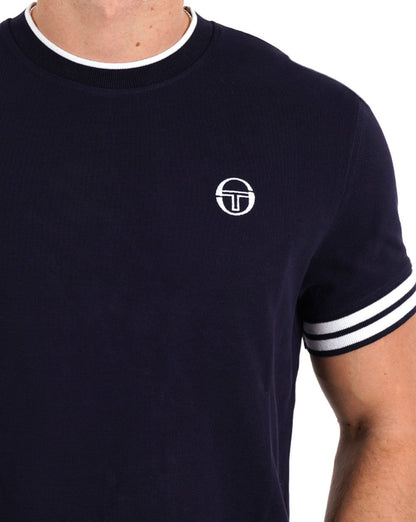 Sergio Tacchini Iceberg Pique T-Shirt Marineblau