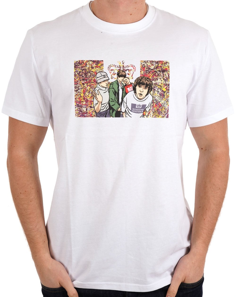 Weekend Offender Number 5 T Shirt White
