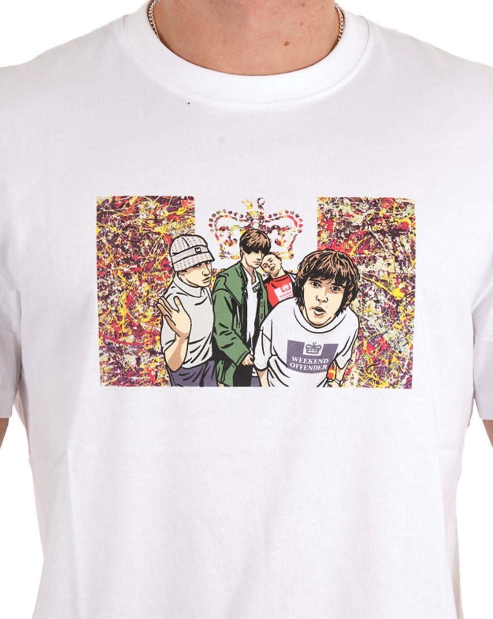 Weekend Offender Nummer 5 T-Shirt Weiß