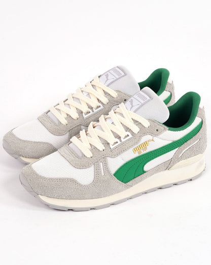 Puma RX 737 Vintage Trainer Weiß Grün Hellgrau