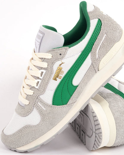 Puma RX 737 Vintage Trainer Weiß Grün Hellgrau