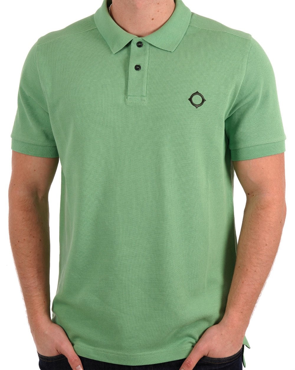 MA.STRUM Piqué-Poloshirt Fresh Green