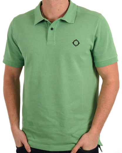 MA.STRUM Piqué-Poloshirt Fresh Green