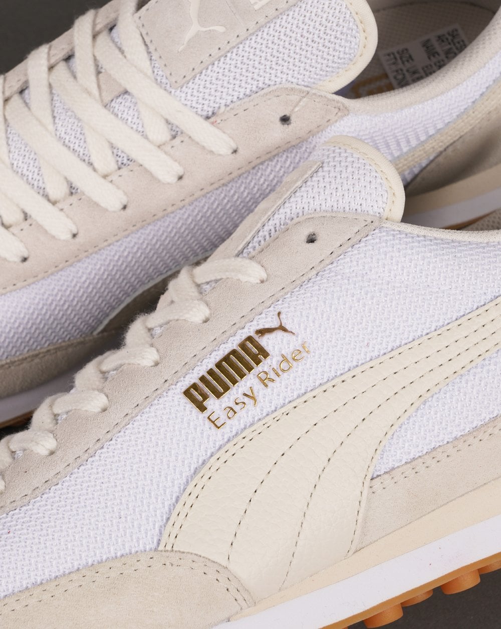 Puma Easy Rider Trainer Weiß - Elfenbein Wildleder