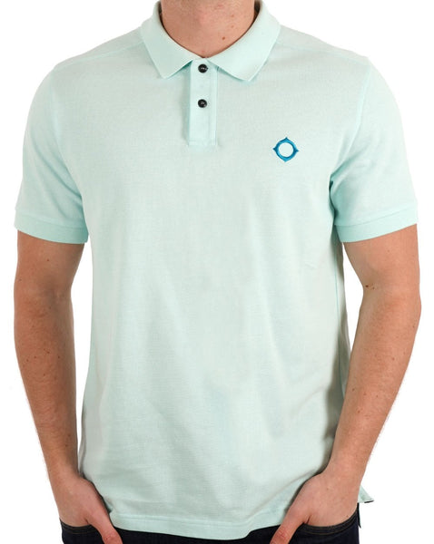 MA.STRUM Pique Polo Iceberg