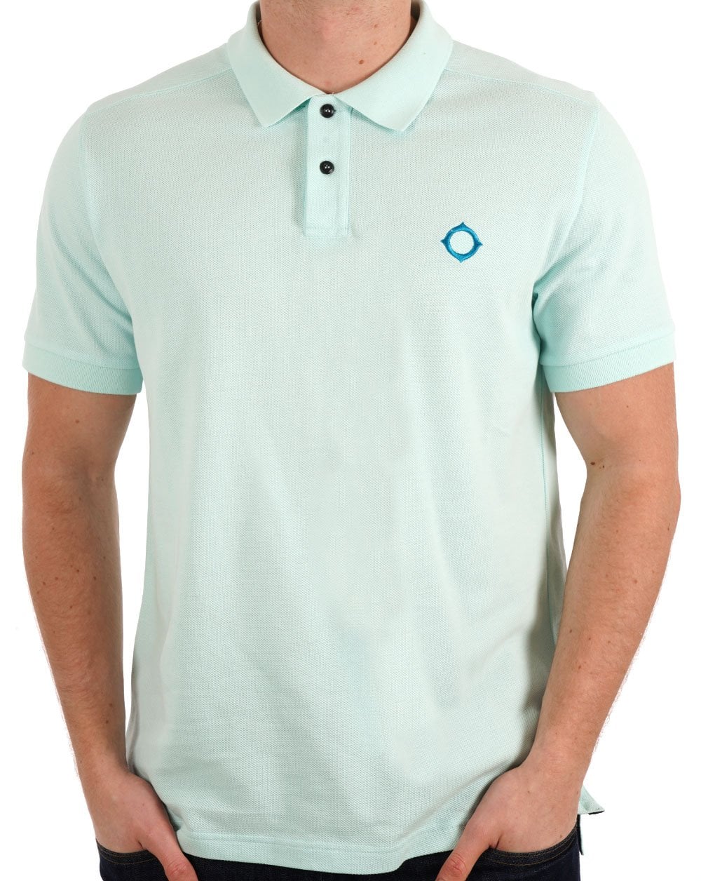 MA.STRUM Piqué-Poloshirt Iceberg