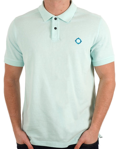 MA.STRUM Piqué-Poloshirt Iceberg