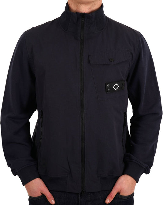Ma.Strum MA.STRUM Mixed Media FZ Jacke Tintenblau