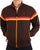 Trojan Retro Stripe Track Top Chocolate