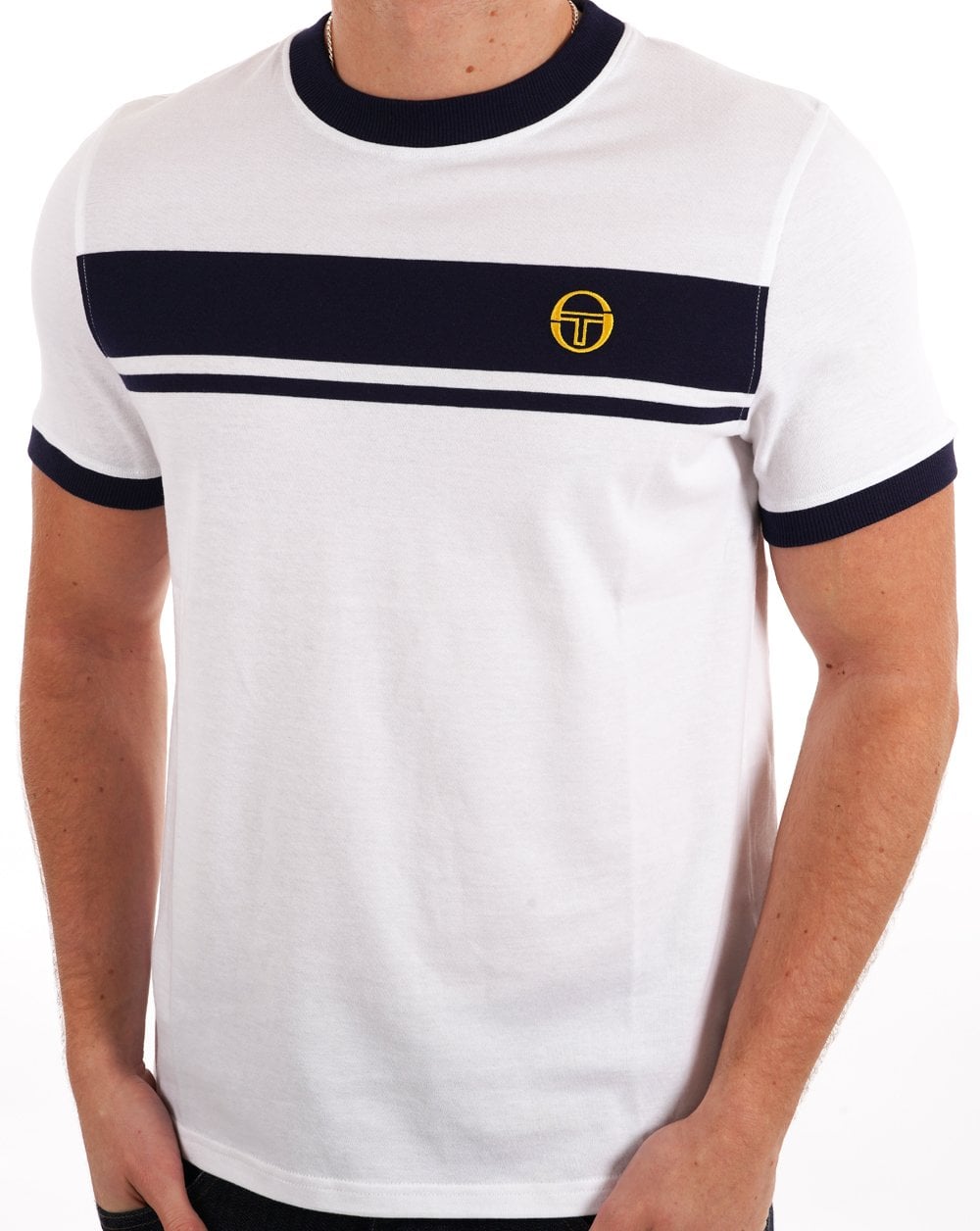 Sergio Tacchini Masters T-Shirt Weiß Marine