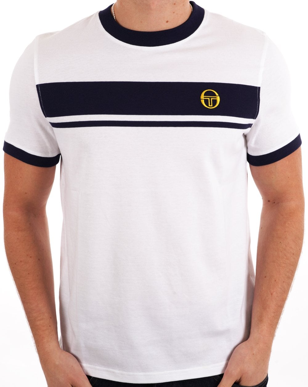 Sergio Tacchini Masters T-Shirt Weiß Marine