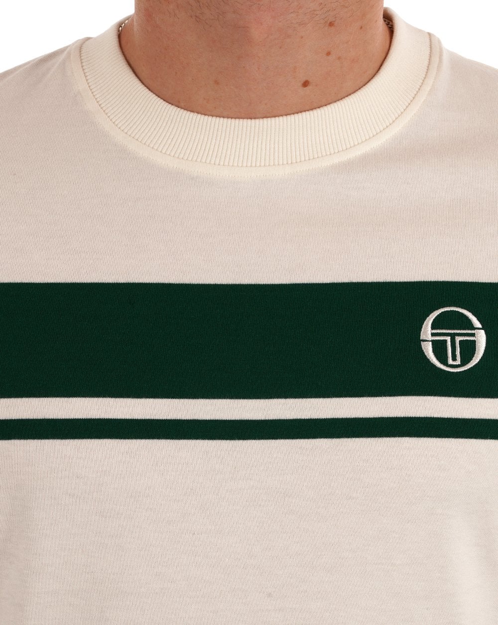Sergio Tacchini Masters T-Shirt Gardenia/Grün
