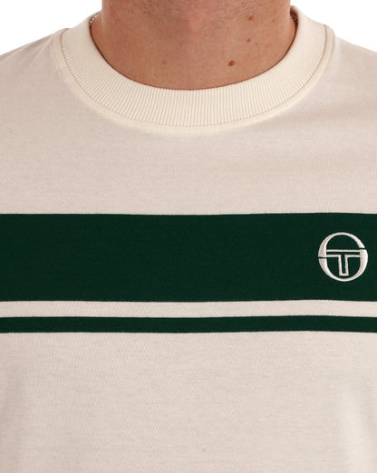Sergio Tacchini Masters T-Shirt Gardenia/Grün