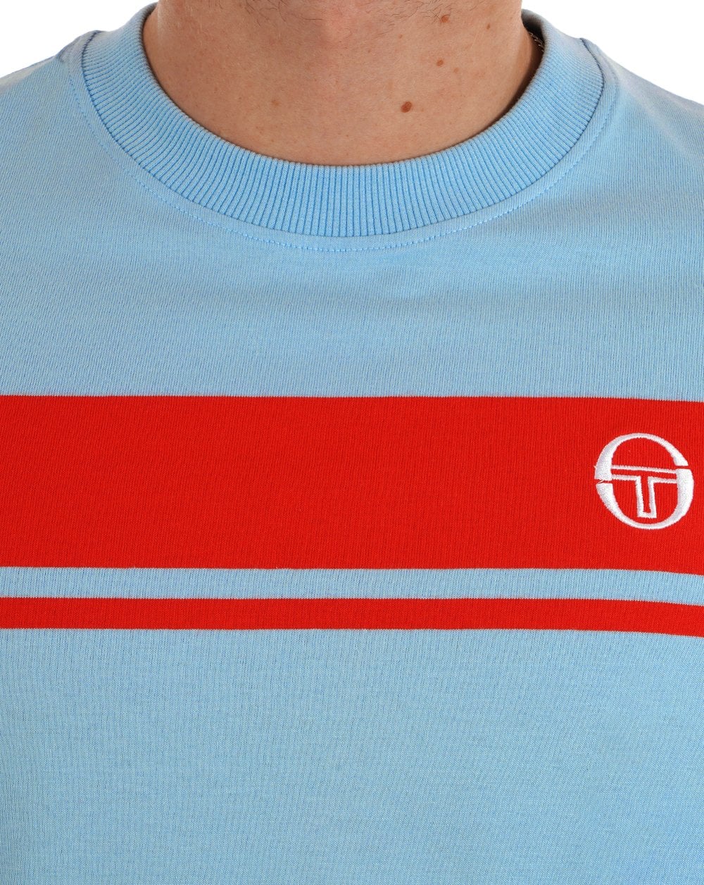 Sergio Tacchini Masters T-Shirt Himmelblau/Grenadine