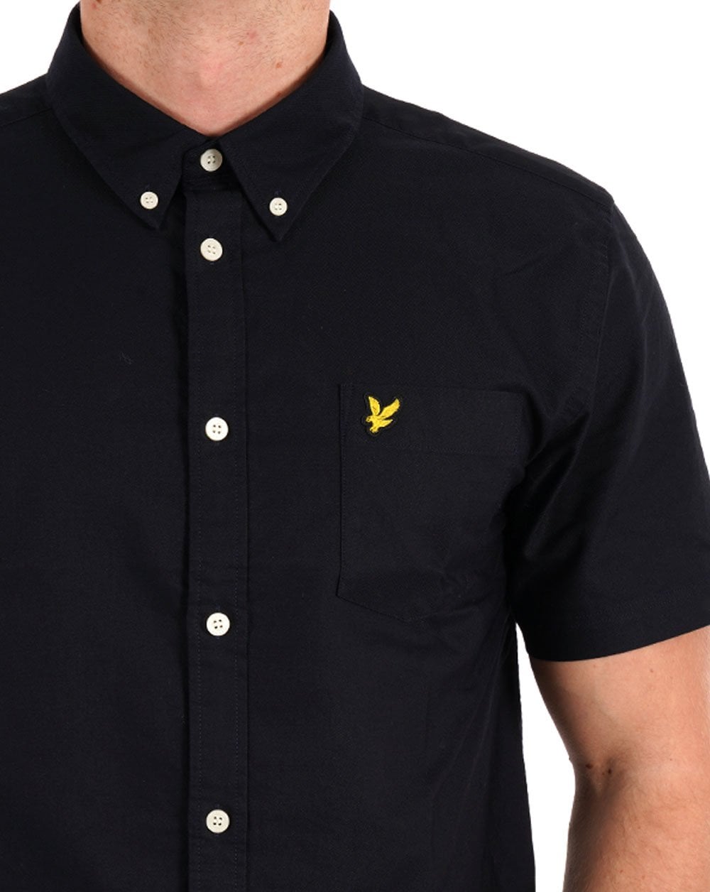 Lyle &amp; Scott Oxford Kurzarmhemd Dunkelmarine