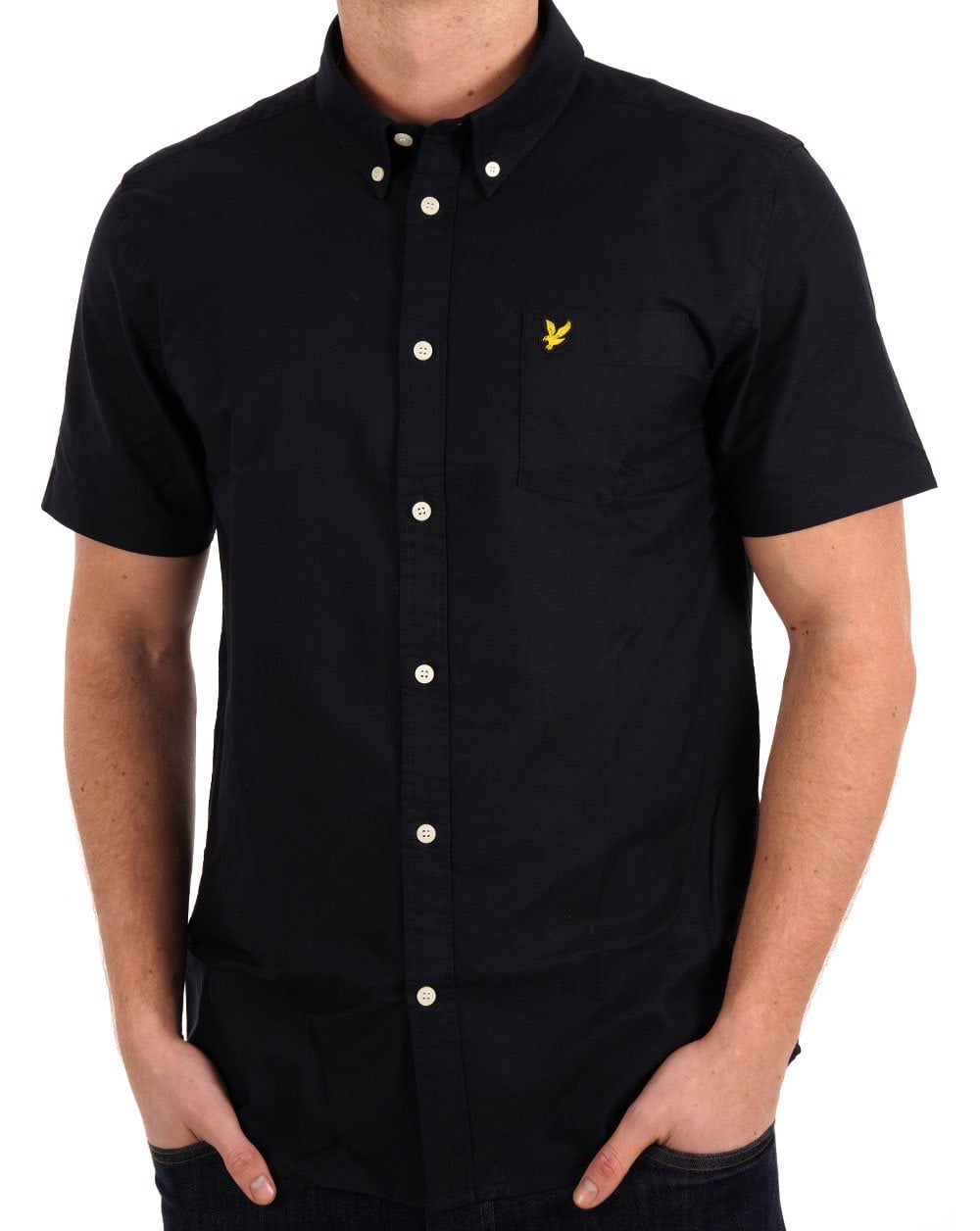 Lyle &amp; Scott Oxford Kurzarmhemd Dunkelmarine