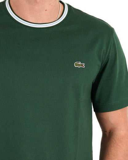 Lacoste Ringer T-Shirt Grün