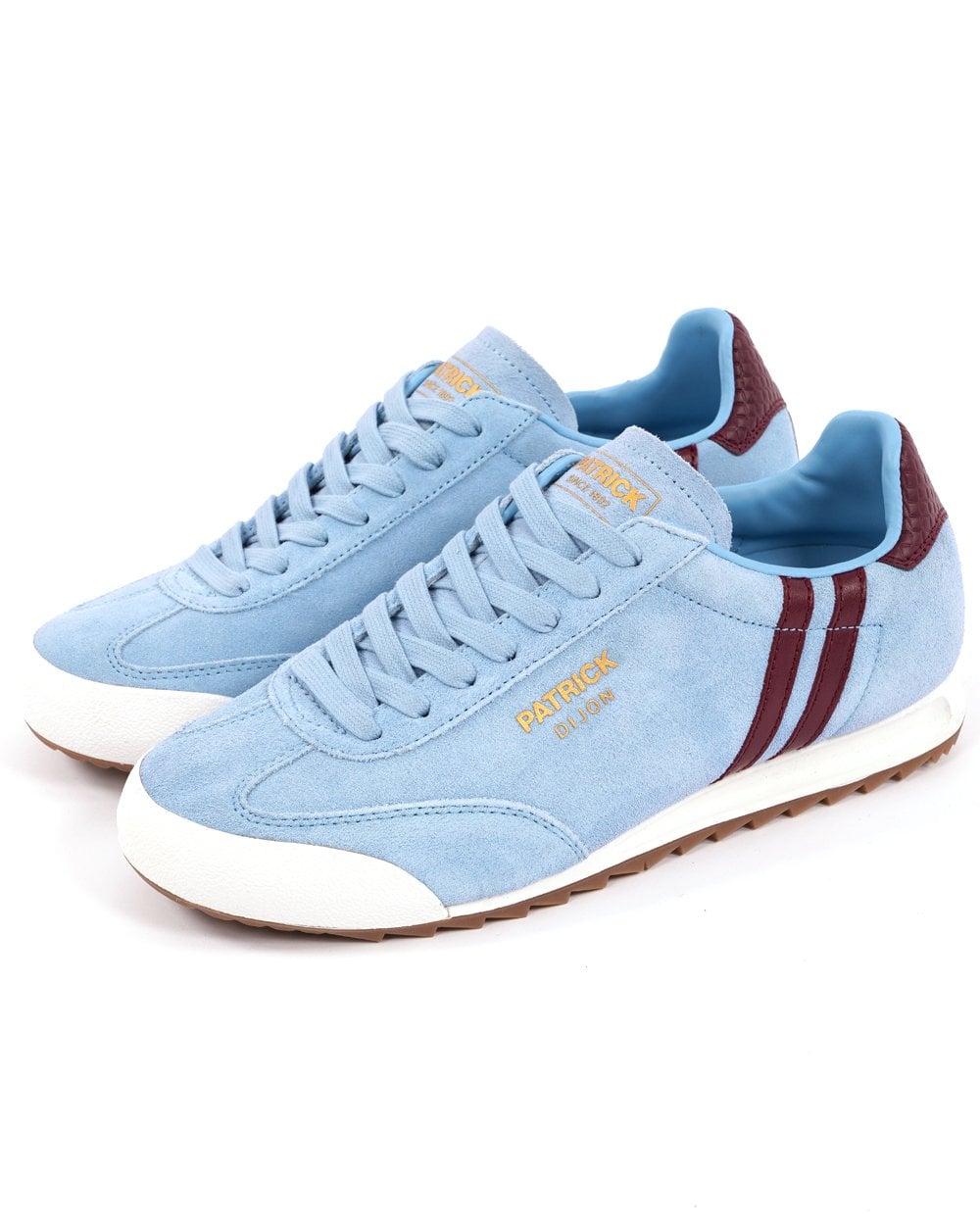 Patrick Dijon Sneakers Himmelblau/Burgund