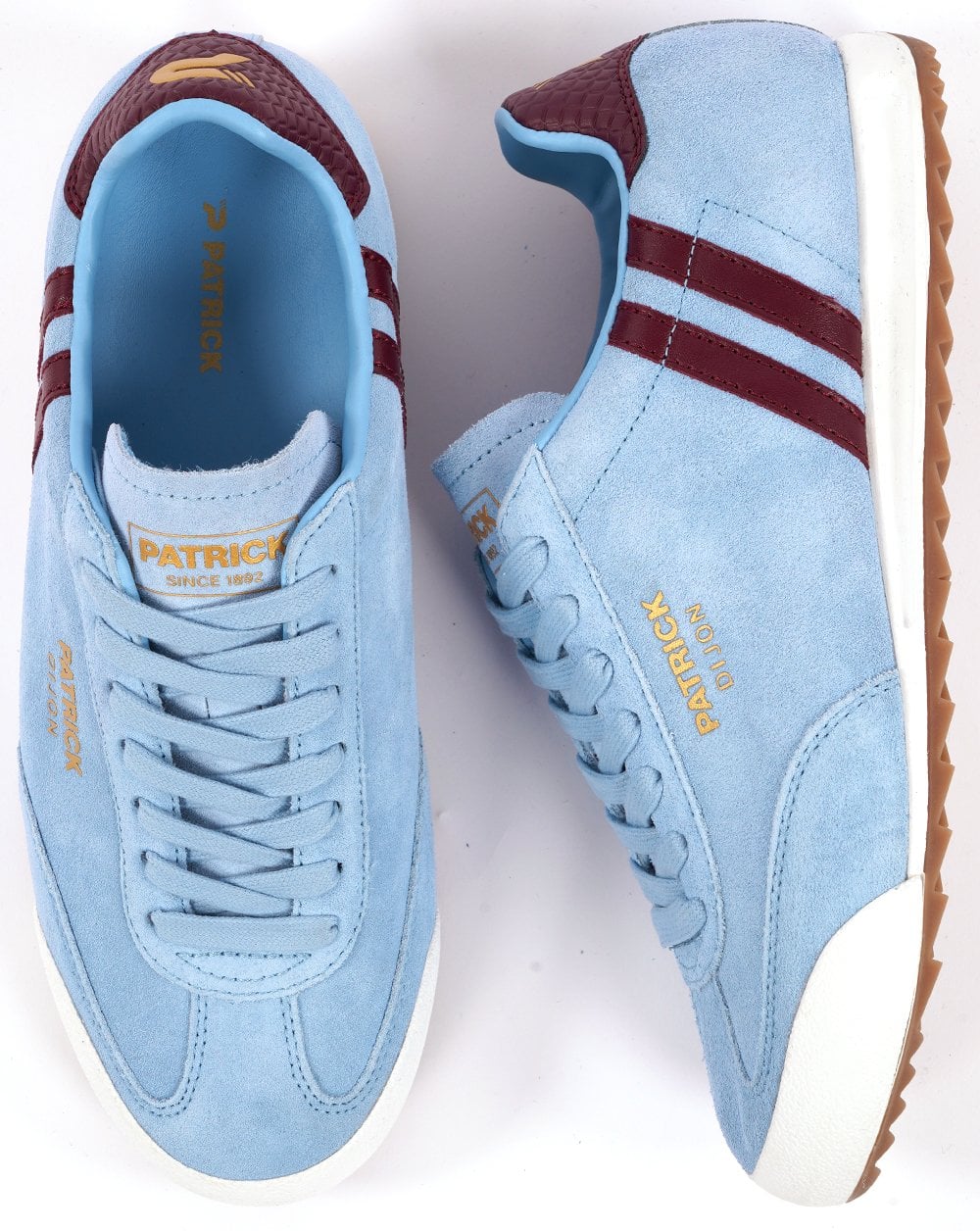 Patrick Dijon Sneakers Himmelblau/Burgund