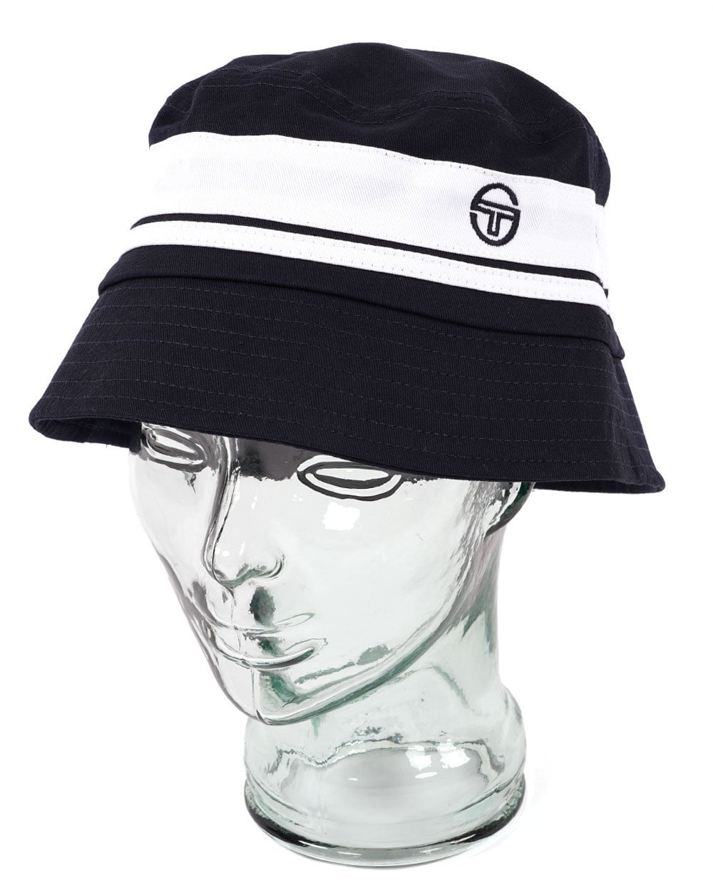 Sergio Tacchini Newsford Bucket Hat Marineblau/Gardenia