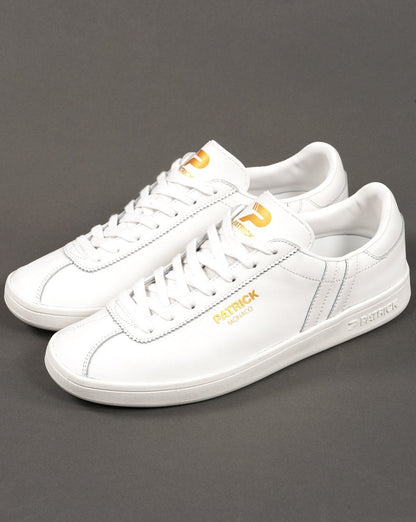 Patrick Monaco Sneakers aus weißem Leder