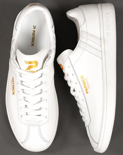 Patrick Monaco Sneakers aus weißem Leder