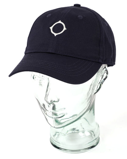 MA.STRUM Logo-Cap aus Baumwolltwill, Tintenblau