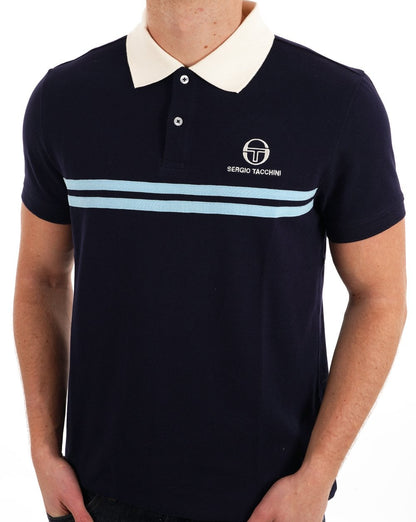 Sergio Tacchini Dallas Poloshirt Marineblau
