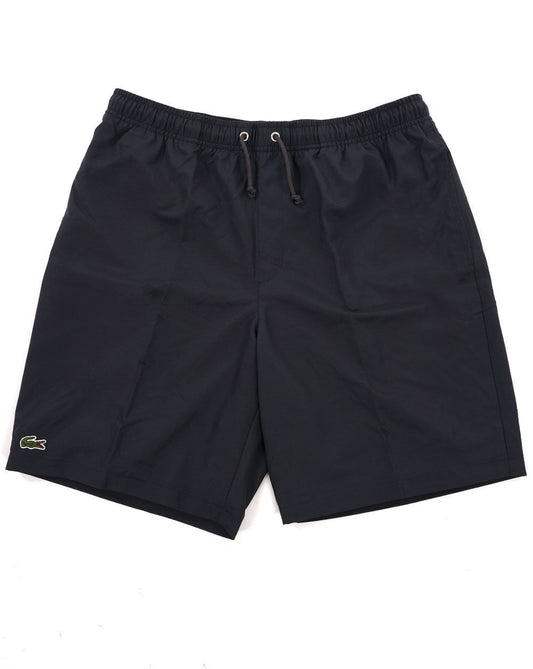 Lacoste Sport Diamond Taft Tennisshorts Dunkelgrau