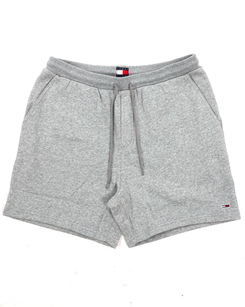 Tommy Jeans Flag Patch Beach Shorts Grey Heather