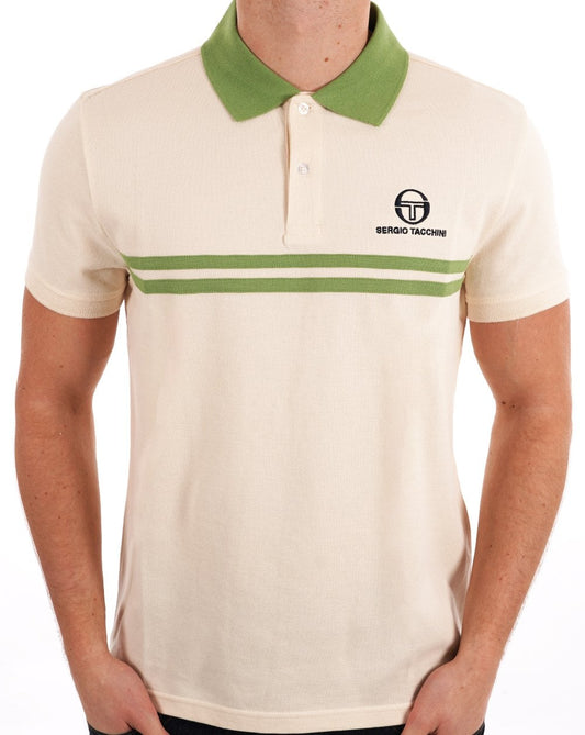 Sergio Tacchini Sergio Tacchini Dallas Poloshirt Elfenbeingrün