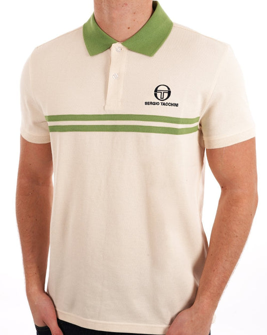 Sergio Tacchini Sergio Tacchini Dallas Poloshirt Elfenbeingrün