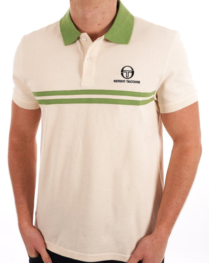 Sergio Tacchini Dallas Poloshirt Elfenbeingrün
