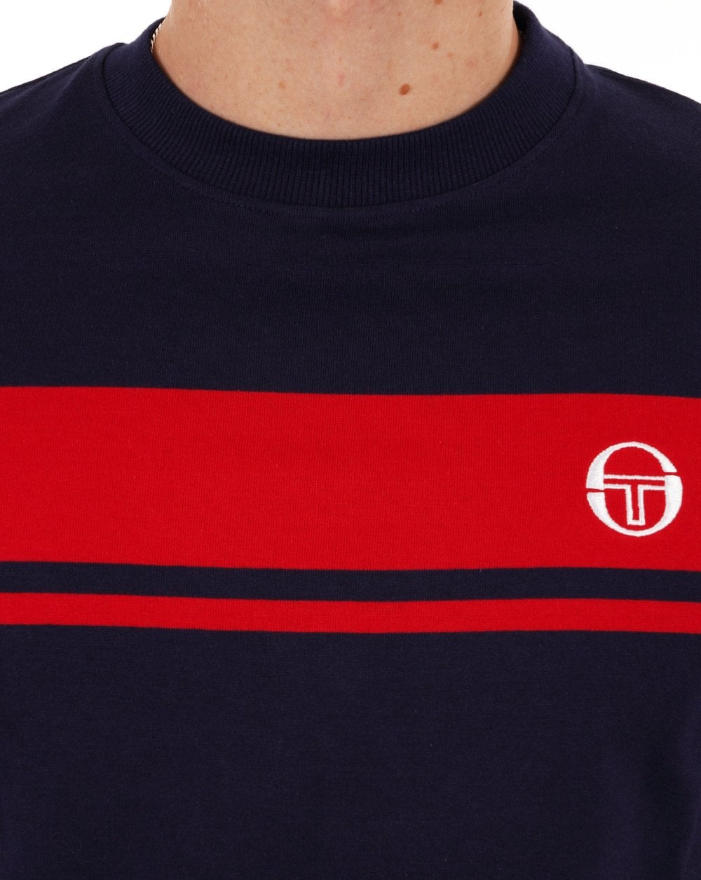 Sergio Tacchini Masters T-Shirt Marineblau/Rot