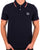 Sergio Tacchini Tipped Polo Shirt Navy Blue/Red