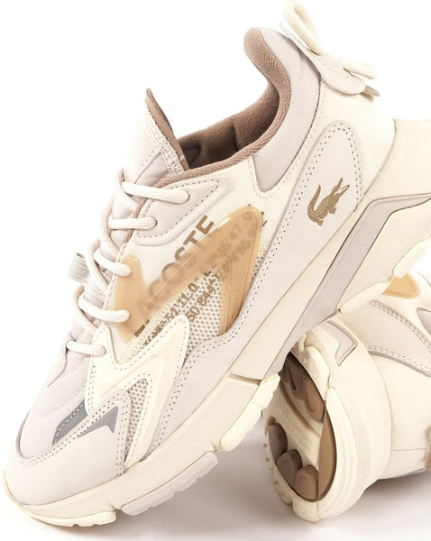 Lacoste L003 Neo Tech Trainers Off White / Light Brown