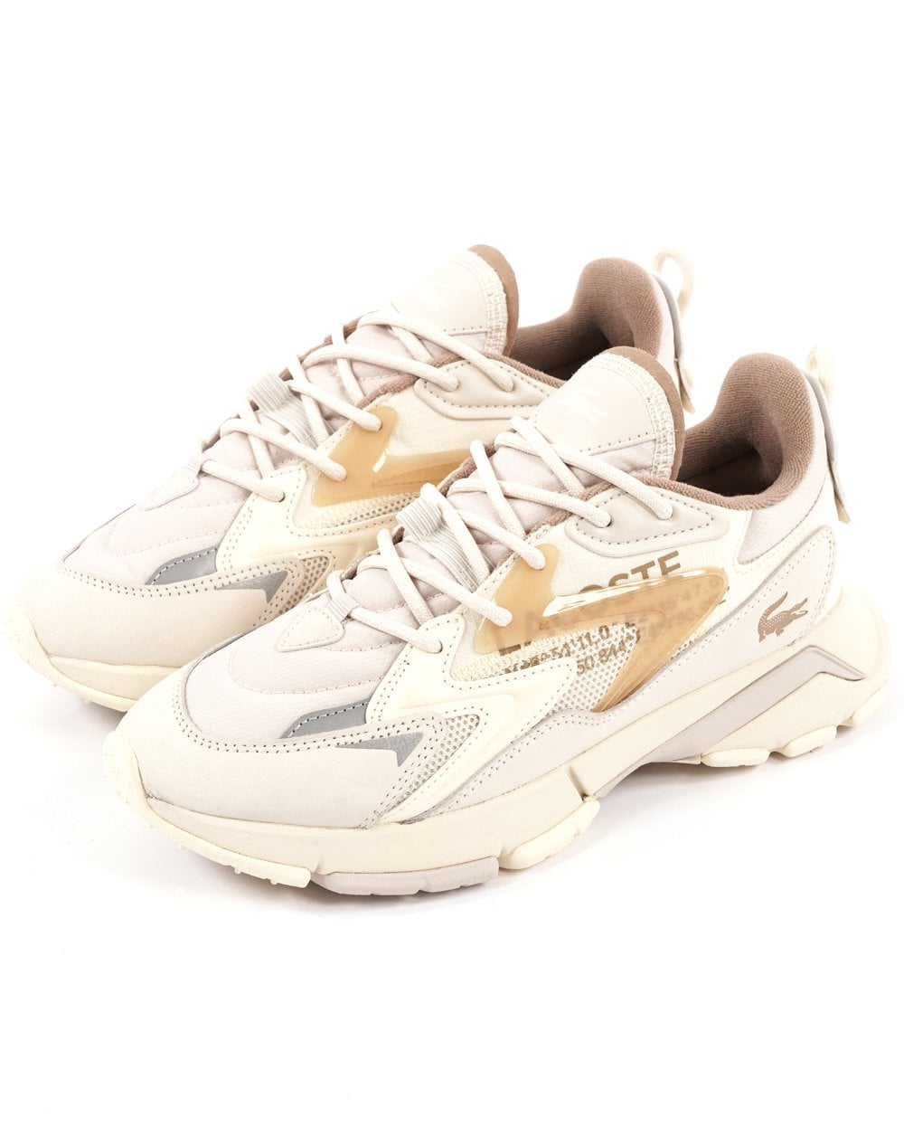 Lacoste L003 Neo Tech Sneaker Off-White / Hellbraun