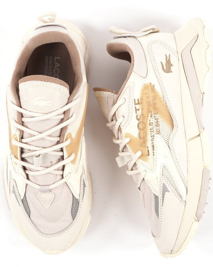 Lacoste L003 Neo Tech Sneaker Off-White / Hellbraun