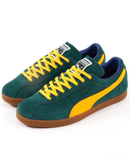 Puma Brasil Trainer Dunkelgrün / Gelb