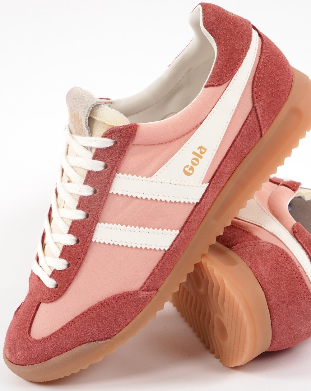 Gola Firefly Sneaker für Damen, Blassrosa/Ton/Off-White
