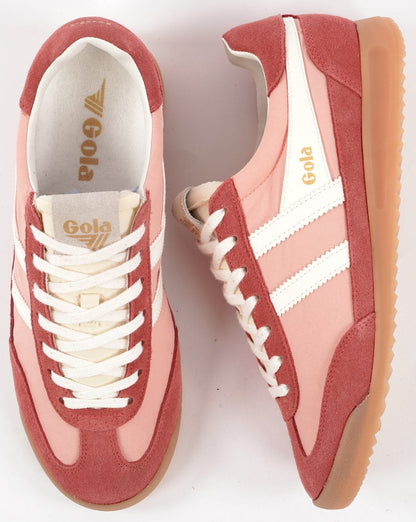 Gola Firefly Sneaker für Damen, Blassrosa/Ton/Off-White