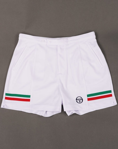 Sergio Tacchini Supermac Tennis Shorts White/Italia