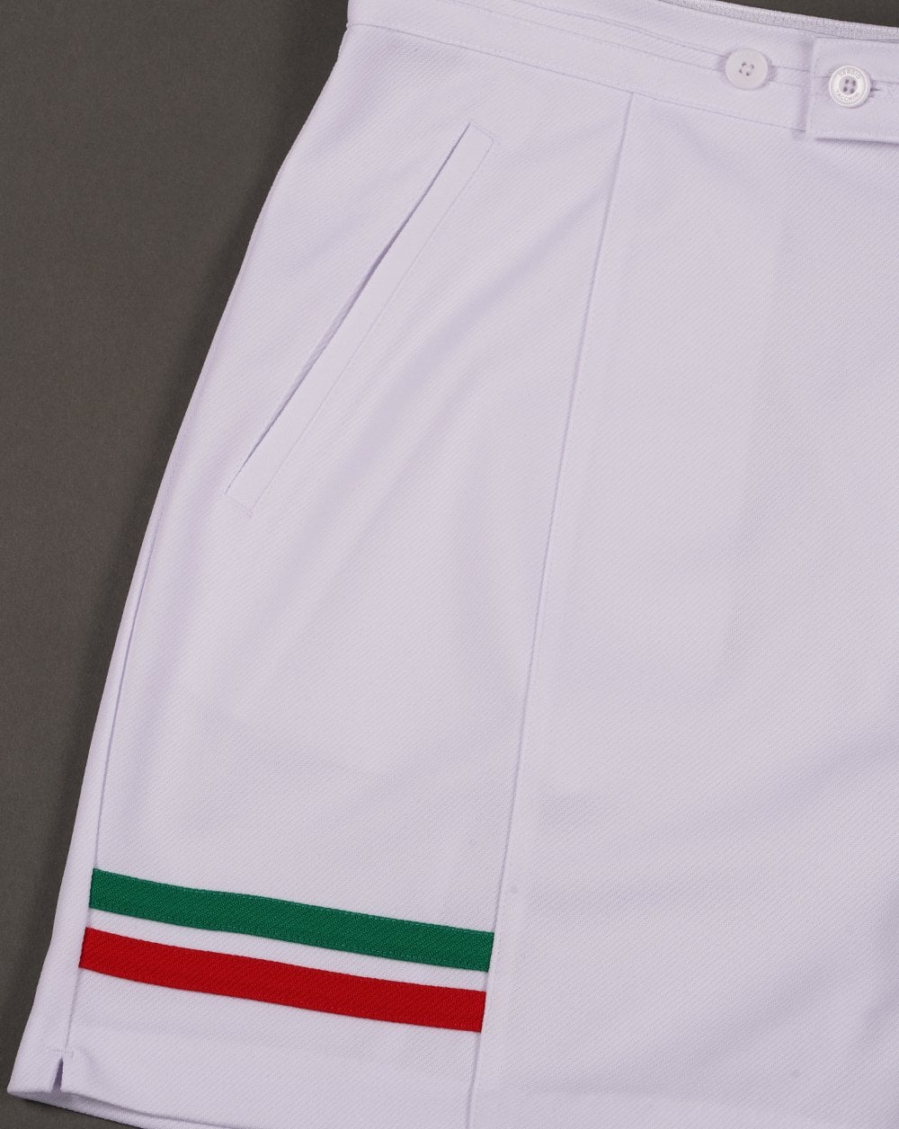 Sergio Tacchini Supermac Tennisshorts Weiß/Italien