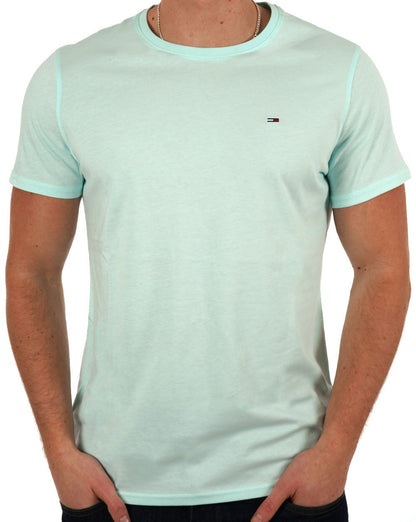 Tommy Jeans – Slim Fit T-Shirt in Frühlingsminze