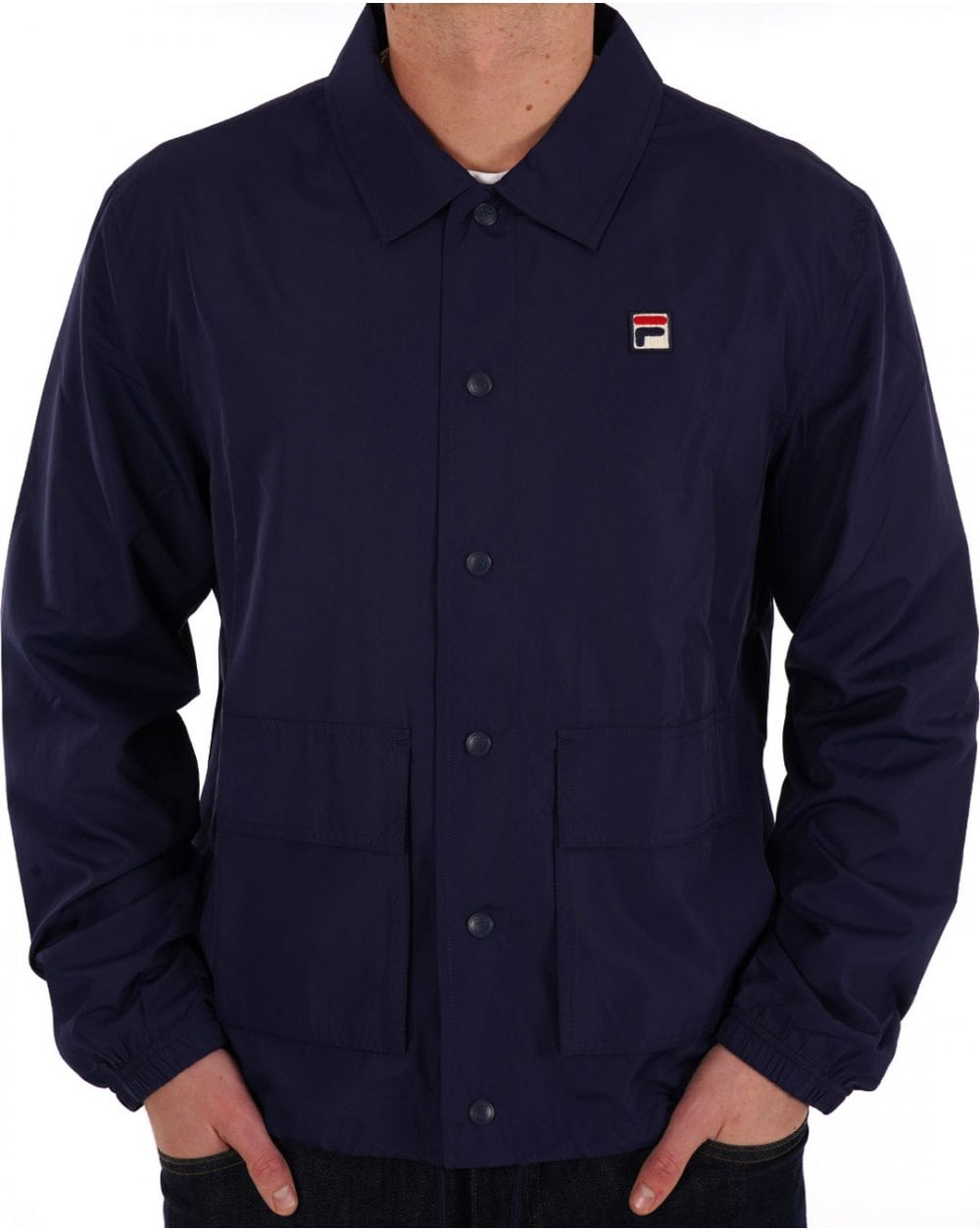 Fila Vintage Bates Coach Jacke Marineblau